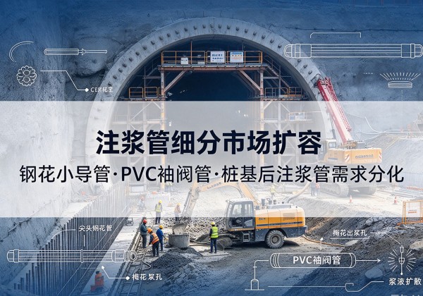 合川区注浆管细分市场扩容，隧道钢花小导管、PVC 袖阀管、桩基后注浆管需求分化